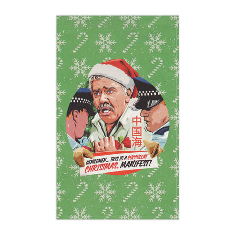 GENTLEMEN... THIS IS A SUCCULENT CHRISTMAS, MANIFEST! - Tea Towel