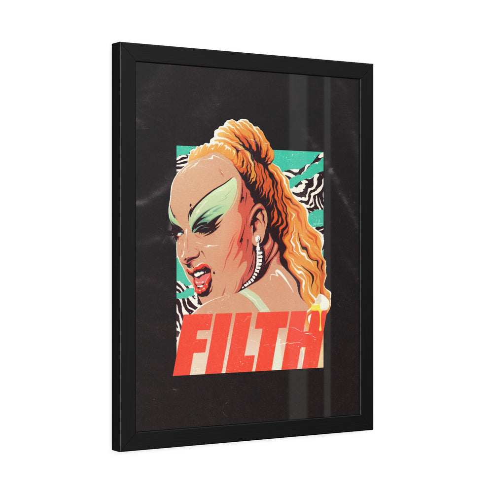 FILTH [Coloured-BG] - Framed Paper Posters