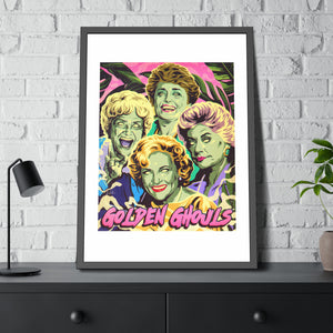 GOLDEN GHOULS - Framed Paper Posters