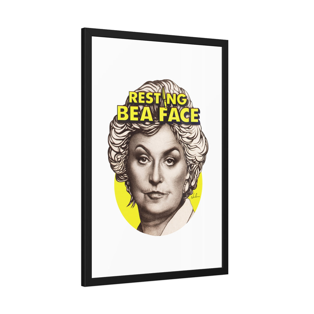 RESTING BEA FACE - Framed Paper Posters