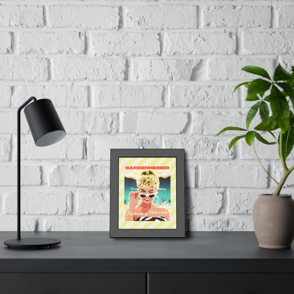 BARBENHEIMER [Coloured-BG] - Framed Paper Posters