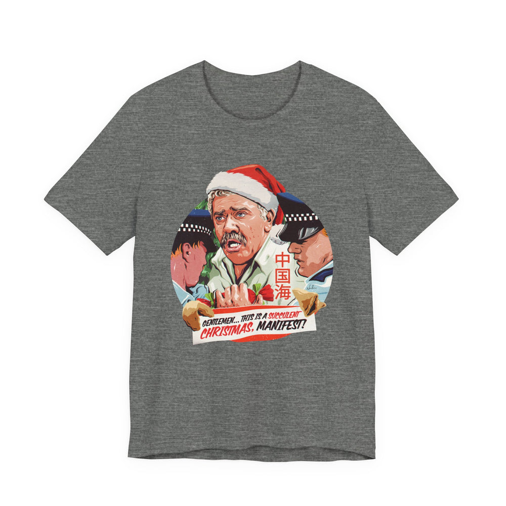 GENTLEMEN... THIS IS A SUCCULENT CHRISTMAS, MANIFEST! [US-Printed] - Unisex Jersey Short Sleeve Tee