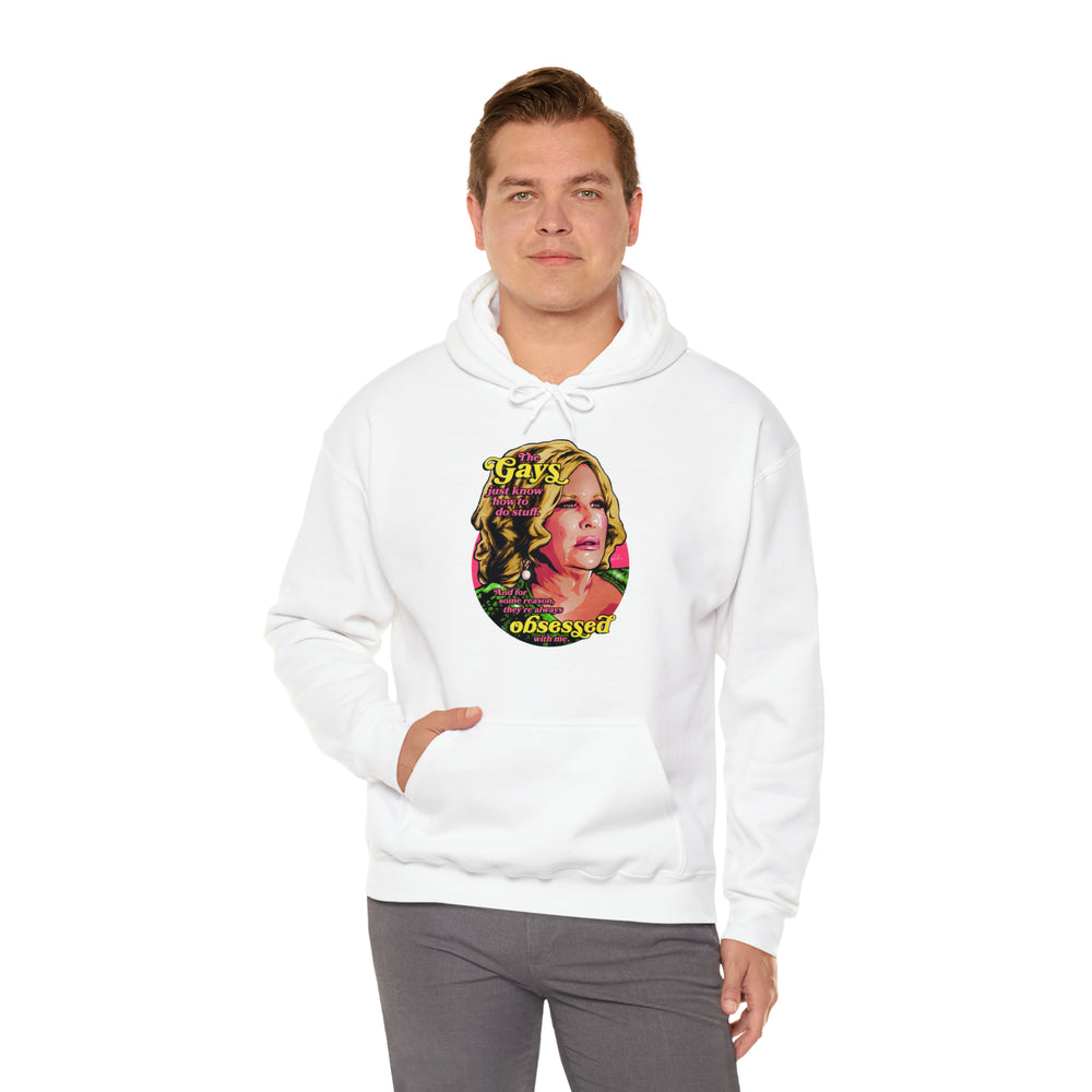 The Gays Just Know How To Do Stuff [Australian-Printed] - Unisex Heavy Blend™ Hooded Sweatshirt