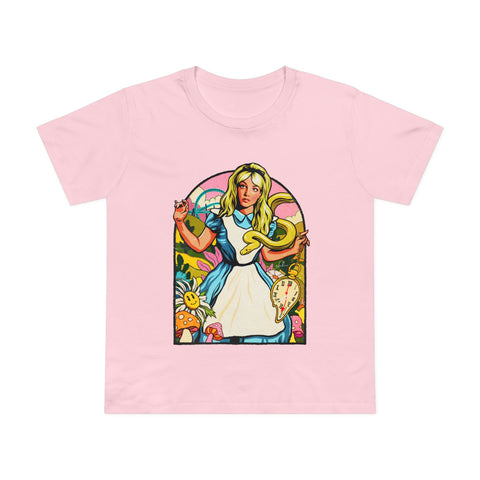 Down The Rabbit Hole [Australian-Printed] - Women’s Maple Tee