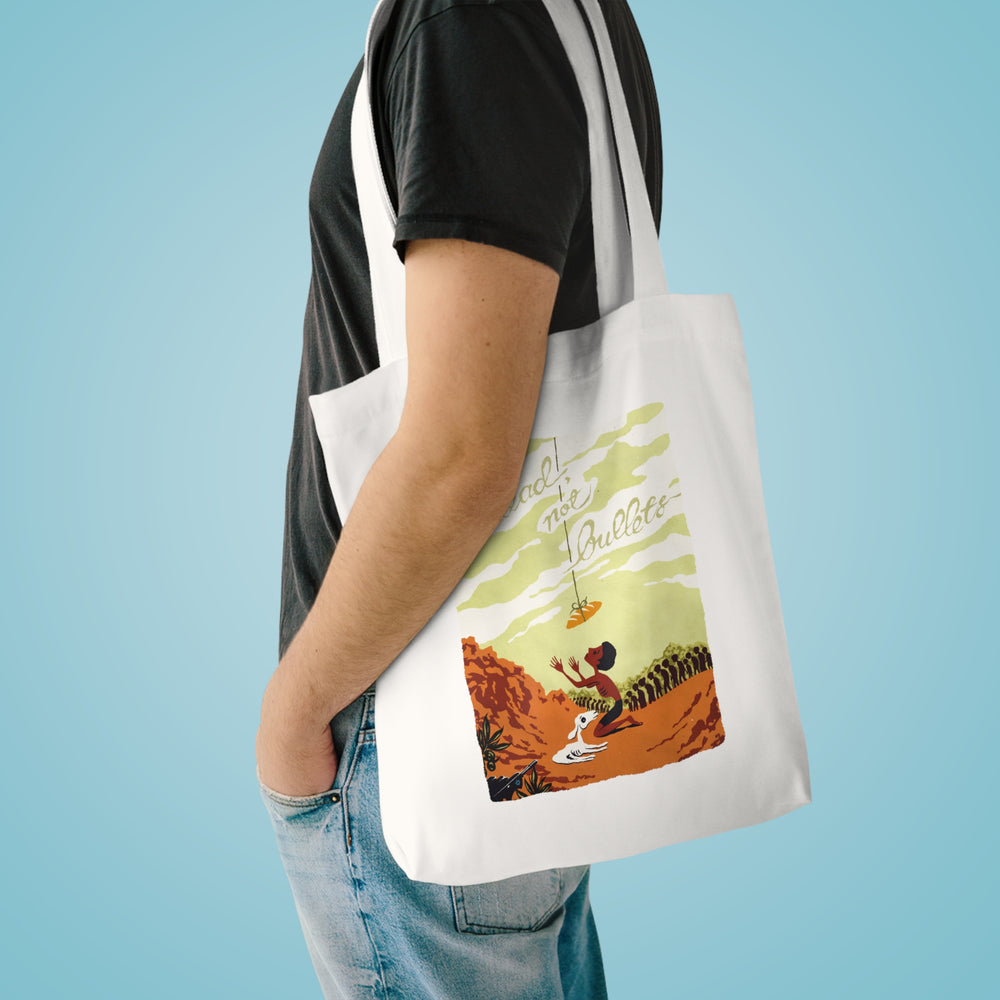 BREAD, NOT BULLETS [Australian-Printed] - Cotton Tote Bag