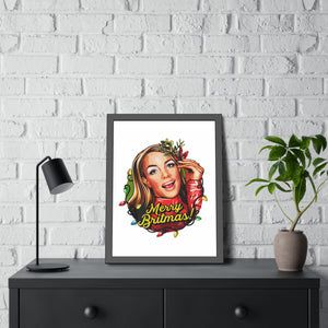 Merry Britmas! - Framed Paper Posters