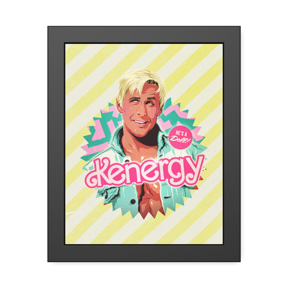 KENERGY [Coloured-BG] - Framed Paper Posters