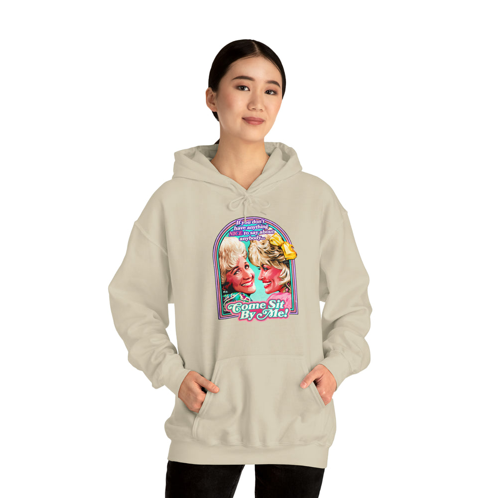 Come Sit By Me! [Australian-Printed] - Unisex Heavy Blend™ Hooded Sweatshirt