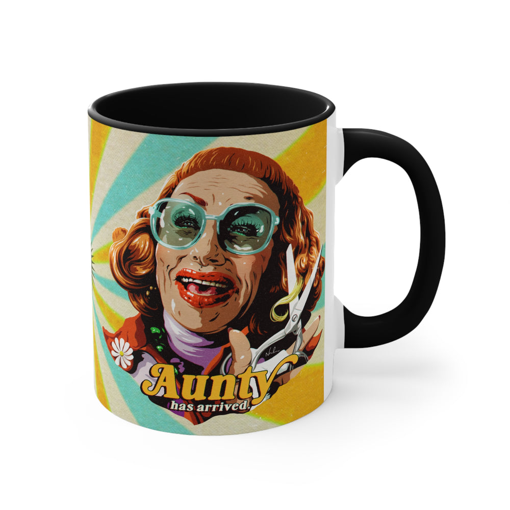 Aunty Has Arrived - 11oz Accent Mug (Australian Printed)