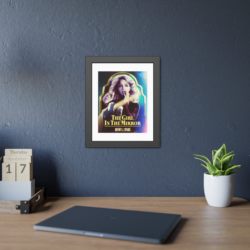 The Girl In The Mirror - Framed Paper Posters