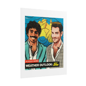 Weather Outlook: Fine - Rolled Posters