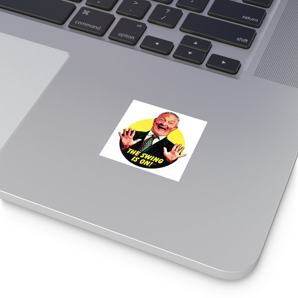 The Swing Is On! [US-Printed] - Square Vinyl Stickers