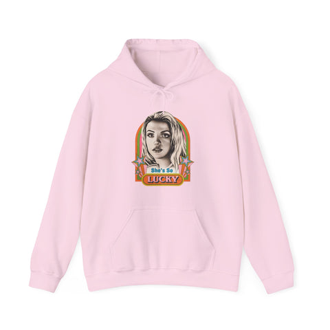 She's So Lucky [US-Printed] - Unisex Heavy Blend™ Hooded Sweatshirt