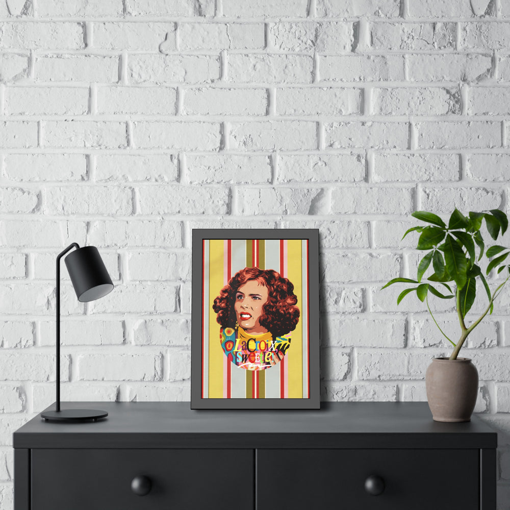 LaCroix, Sweetie! [Coloured-BG] - Framed Paper Posters