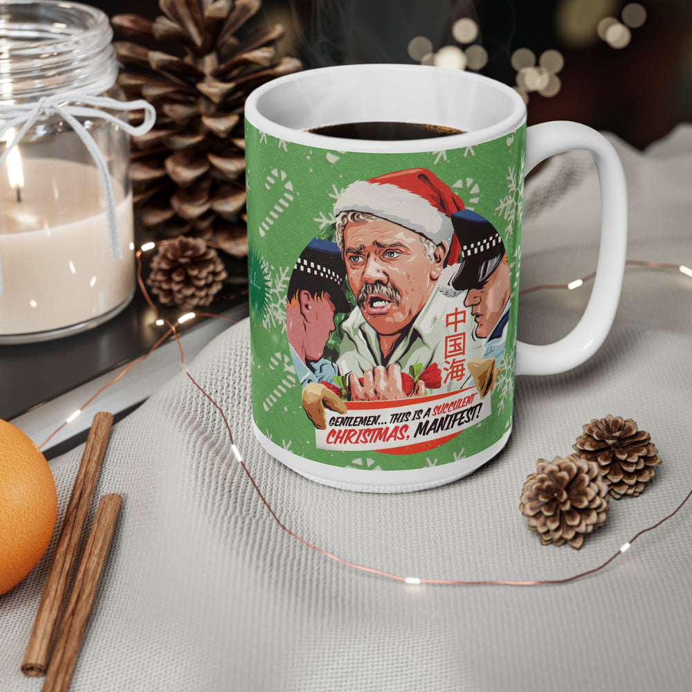 GENTLEMEN... THIS IS A SUCCULENT CHRISTMAS, MANIFEST! [UK-Printed] - Mug