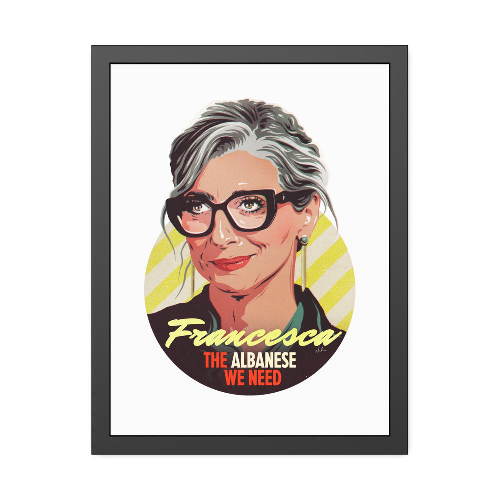 FRANCESCA ALBANESE - Framed Paper Posters