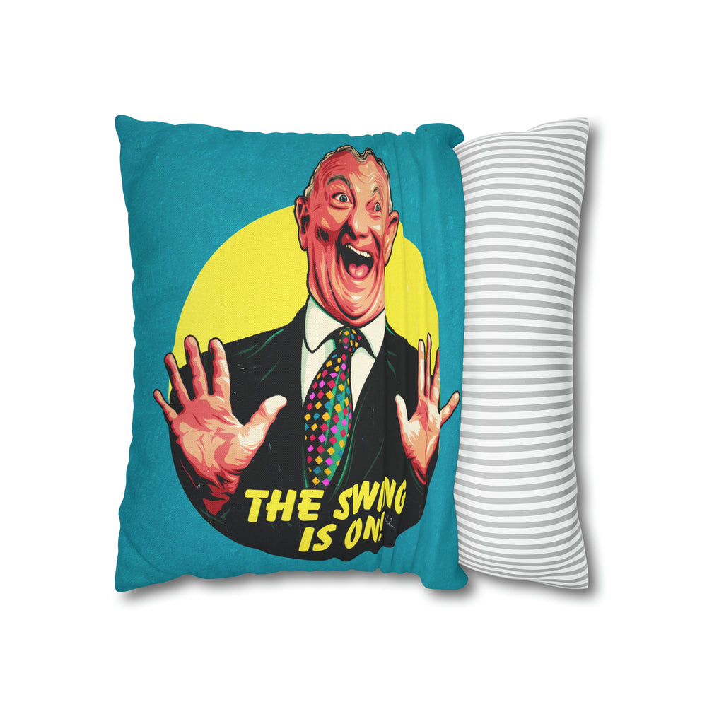 The Swing Is On! - Spun Polyester Square Pillow Case 16x16" (Slip Only)