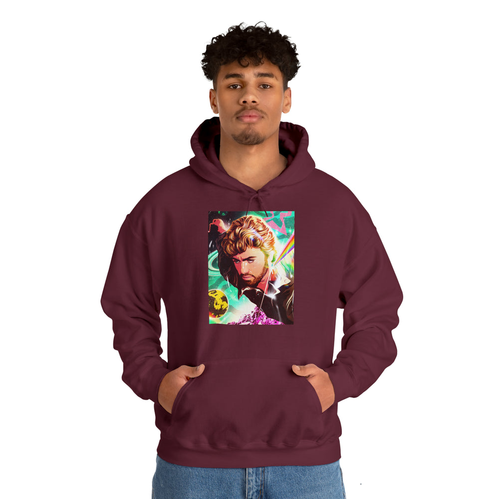 GALACTIC GEORGE [Australian-Printed] - Unisex Heavy Blend™ Hooded Sweatshirt