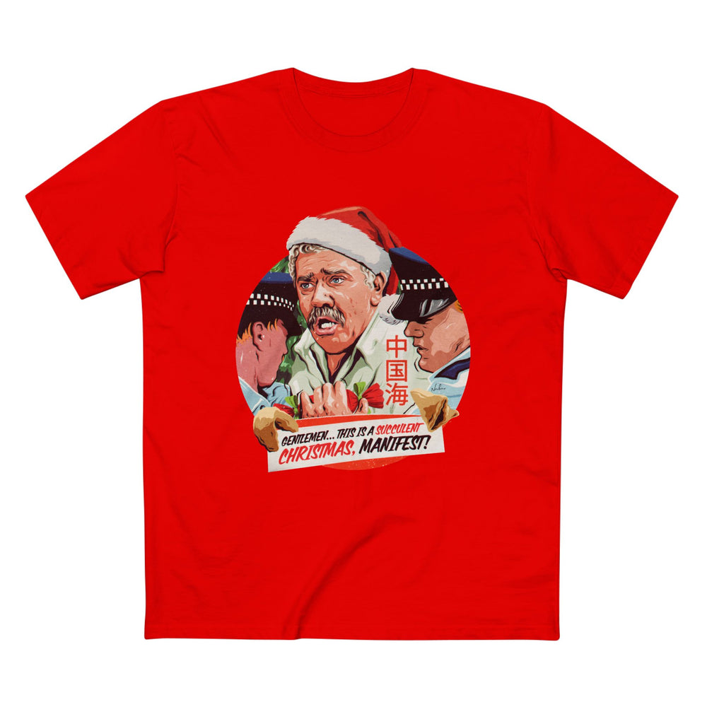 GENTLEMEN... THIS IS A SUCCULENT CHRISTMAS, MANIFEST! [Australian-Printed] Men's Staple Tee