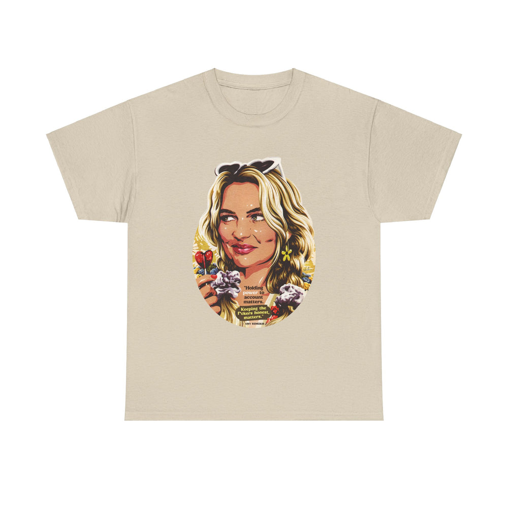 AMY - Website Version [Australian-Printed] - Unisex Heavy Cotton Tee