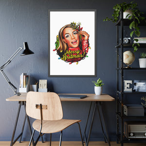 Merry Britmas! - Framed Paper Posters