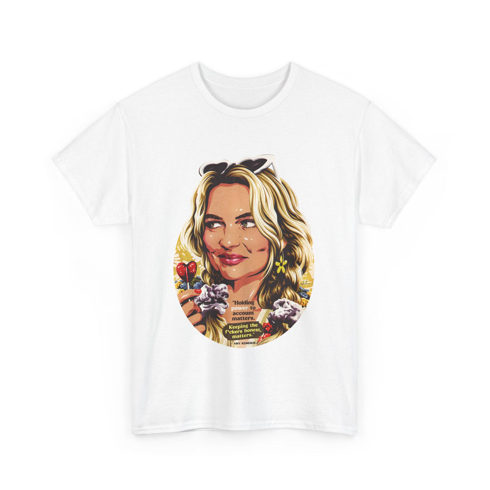 AMY - Website Version [Australian-Printed] - Unisex Heavy Cotton Tee