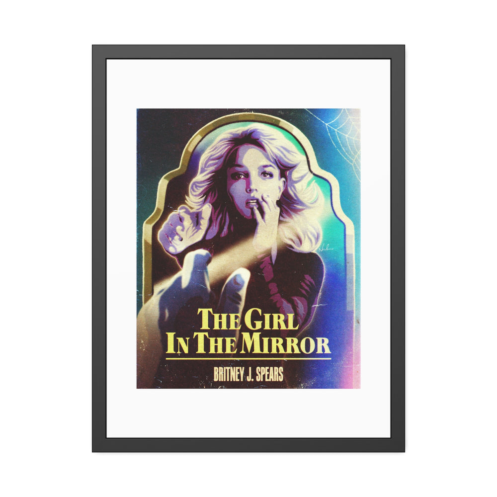 The Girl In The Mirror - Framed Paper Posters