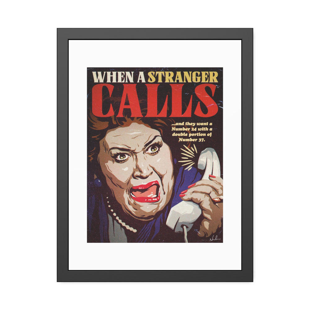 When A Stranger Calls - Framed Paper Posters