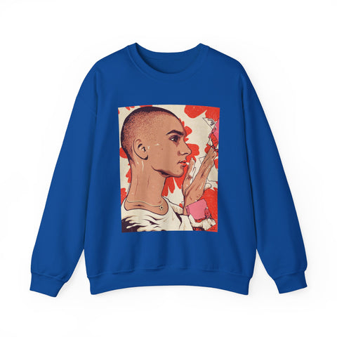 Fight The Real Enemy [UK-Printed] - Unisex Heavy Blend™ Crewneck Sweatshirt