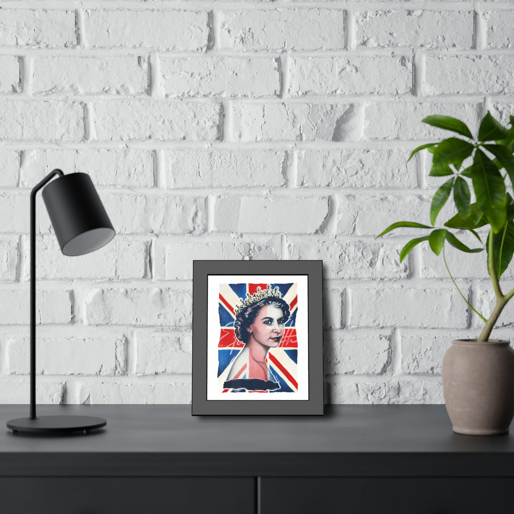 Queen Elizabeth - Framed Paper Posters