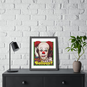 Would You Like A Balloon? - Framed Paper Posters