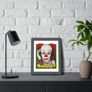 Would You Like A Balloon? - Framed Paper Posters