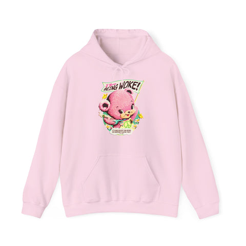 I Love Being Woke [Australian-Printed] - Unisex Heavy Blend™ Hooded Sweatshirt