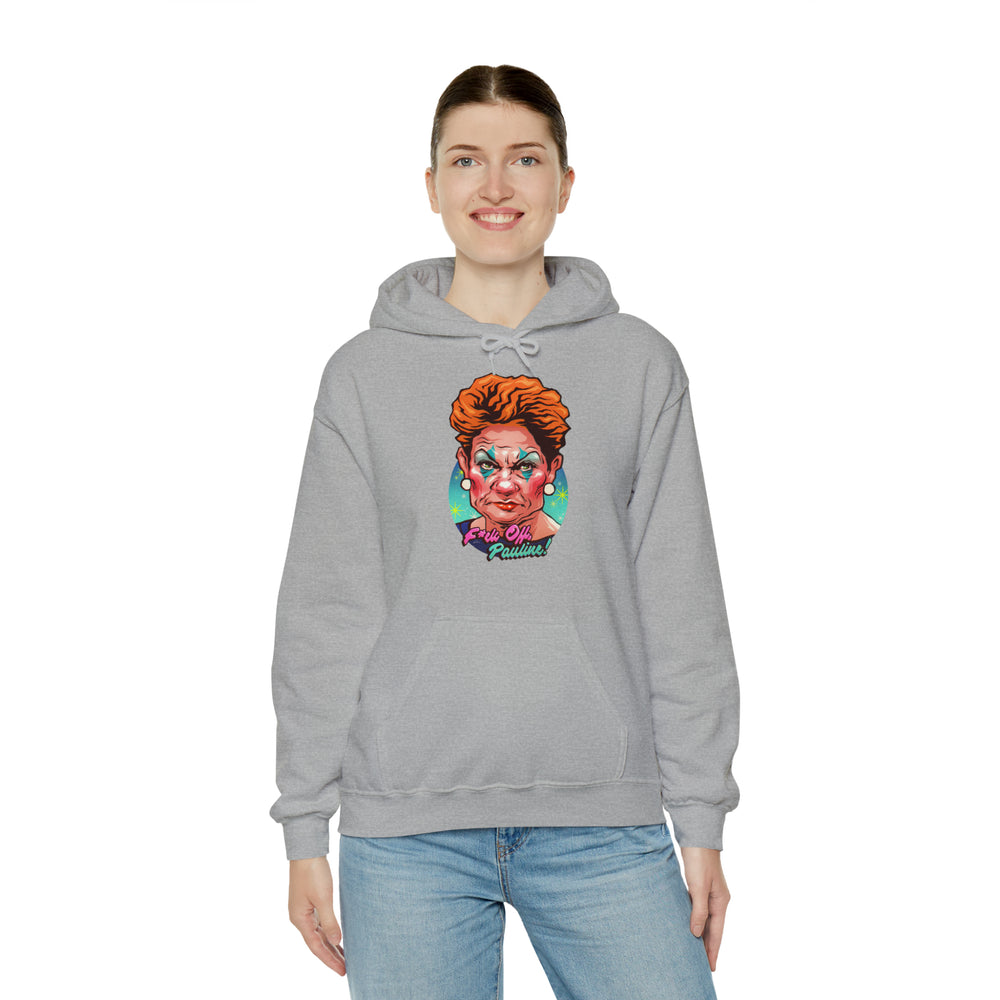 F*ck Off, Pauline! [Australian-Printed] - Unisex Heavy Blend™ Hooded Sweatshirt