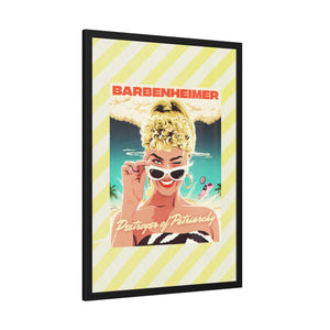 BARBENHEIMER [Coloured-BG] - Framed Paper Posters