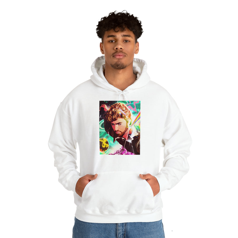 GALACTIC GEORGE [Australian-Printed] - Unisex Heavy Blend™ Hooded Sweatshirt