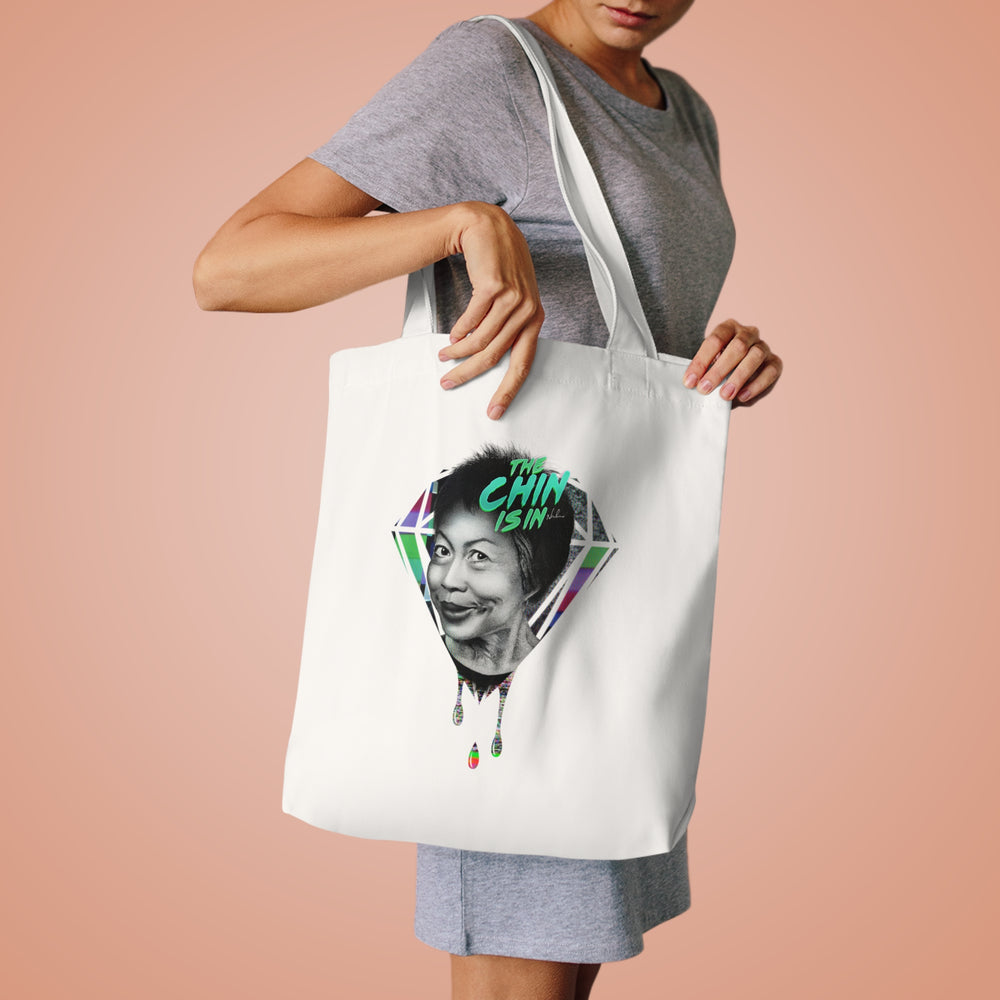 THE CHIN IS IN [Australian-Printed] - Cotton Tote Bag