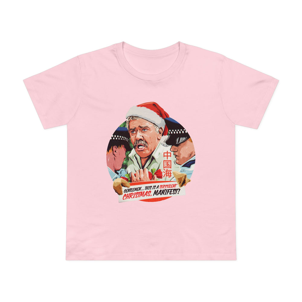 GENTLEMEN... THIS IS A SUCCULENT CHRISTMAS, MANIFEST! [Australian-Printed] - Women’s Maple Tee