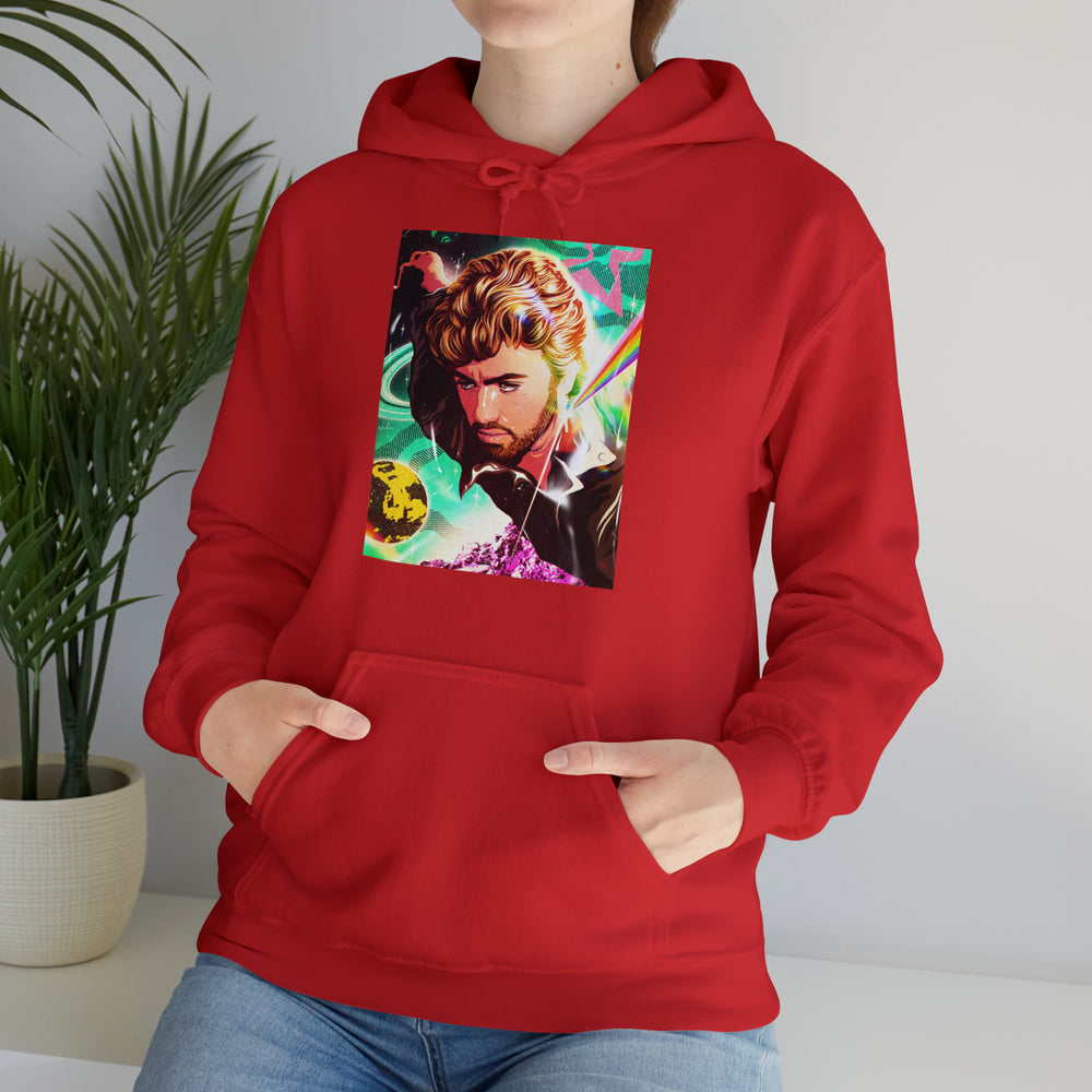 GALACTIC GEORGE [Australian-Printed] - Unisex Heavy Blend™ Hooded Sweatshirt