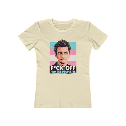 LET PEOPLE BE [US-Printed] - Women's The Boyfriend Tee