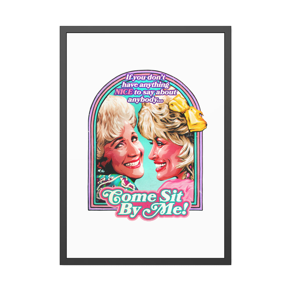 Come Sit By Me! - Framed Paper Posters