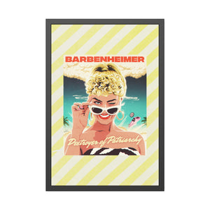 BARBENHEIMER [Coloured-BG] - Framed Paper Posters