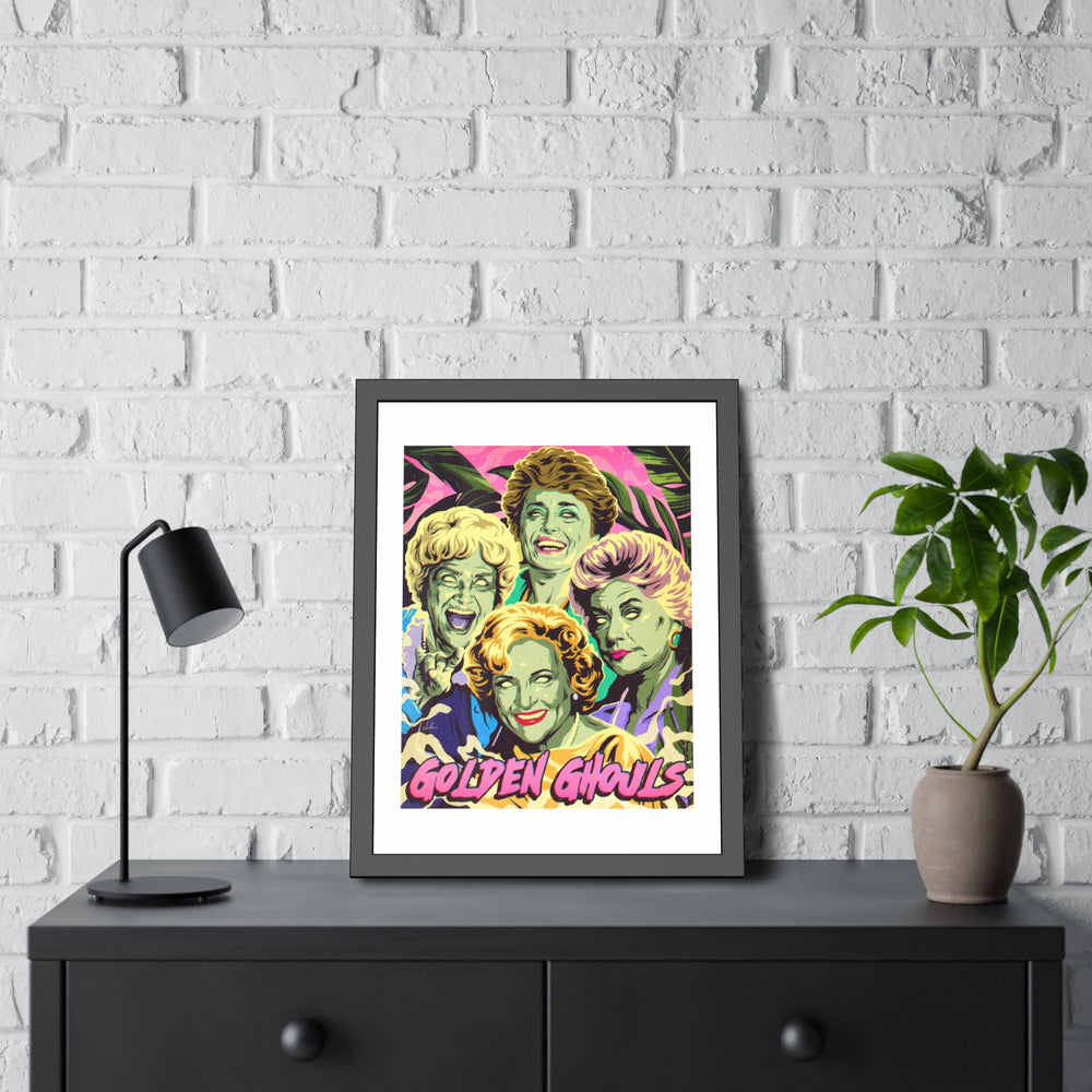 GOLDEN GHOULS - Framed Paper Posters