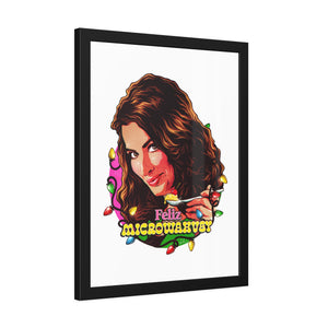 Feliz Microwahvey - Framed Paper Posters