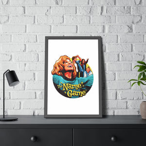 The Name Game - Framed Paper Posters