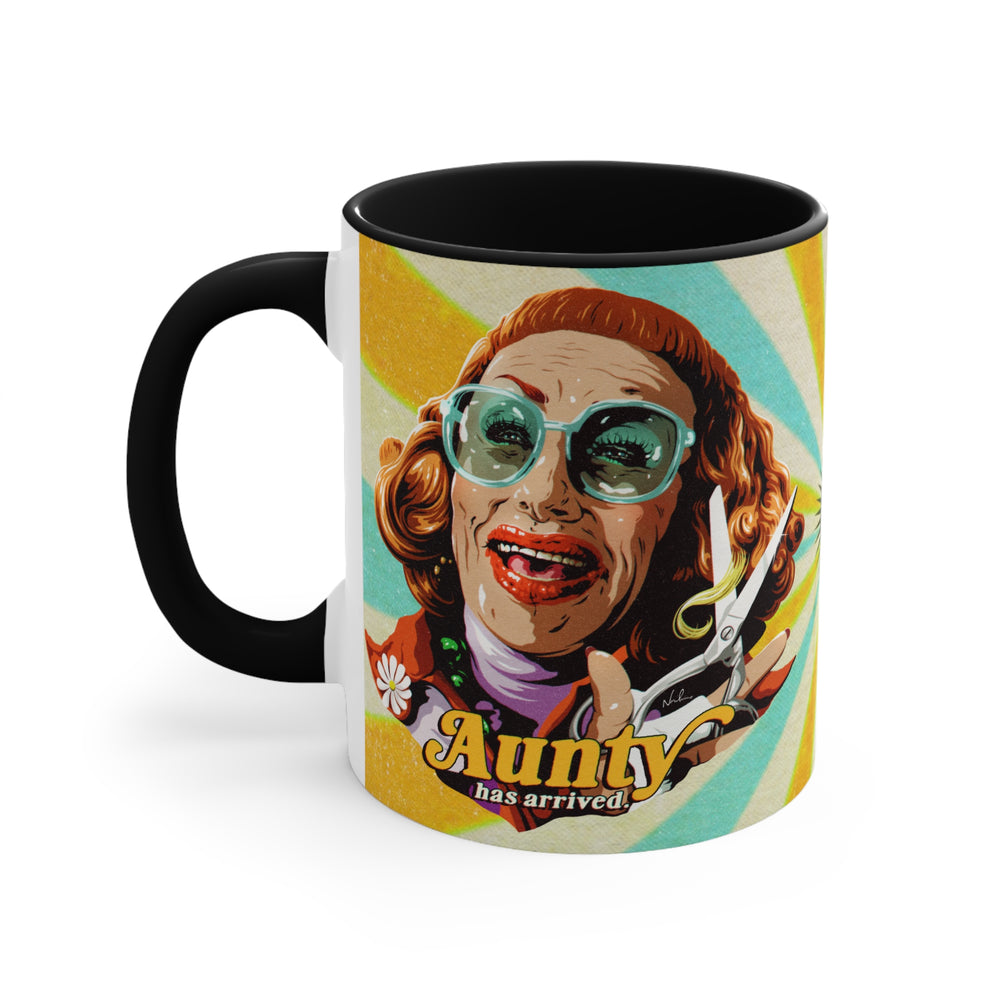 Aunty Has Arrived - 11oz Accent Mug (Australian Printed)
