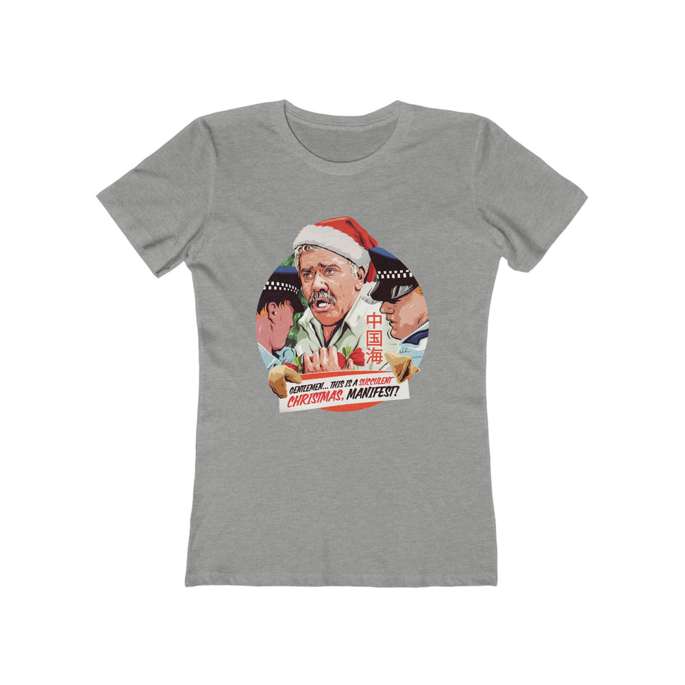 GENTLEMEN... THIS IS A SUCCULENT CHRISTMAS, MANIFEST! [US-Printed] - Women's The Boyfriend Tee