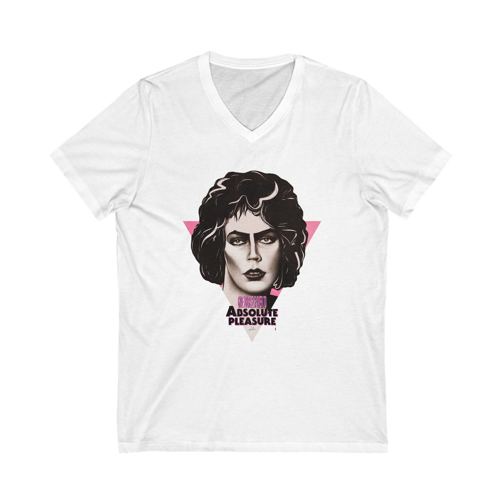 Give Yourself Over To Absolute Pleasure [US-Printed] - Unisex Jersey Short Sleeve V-Neck Tee
