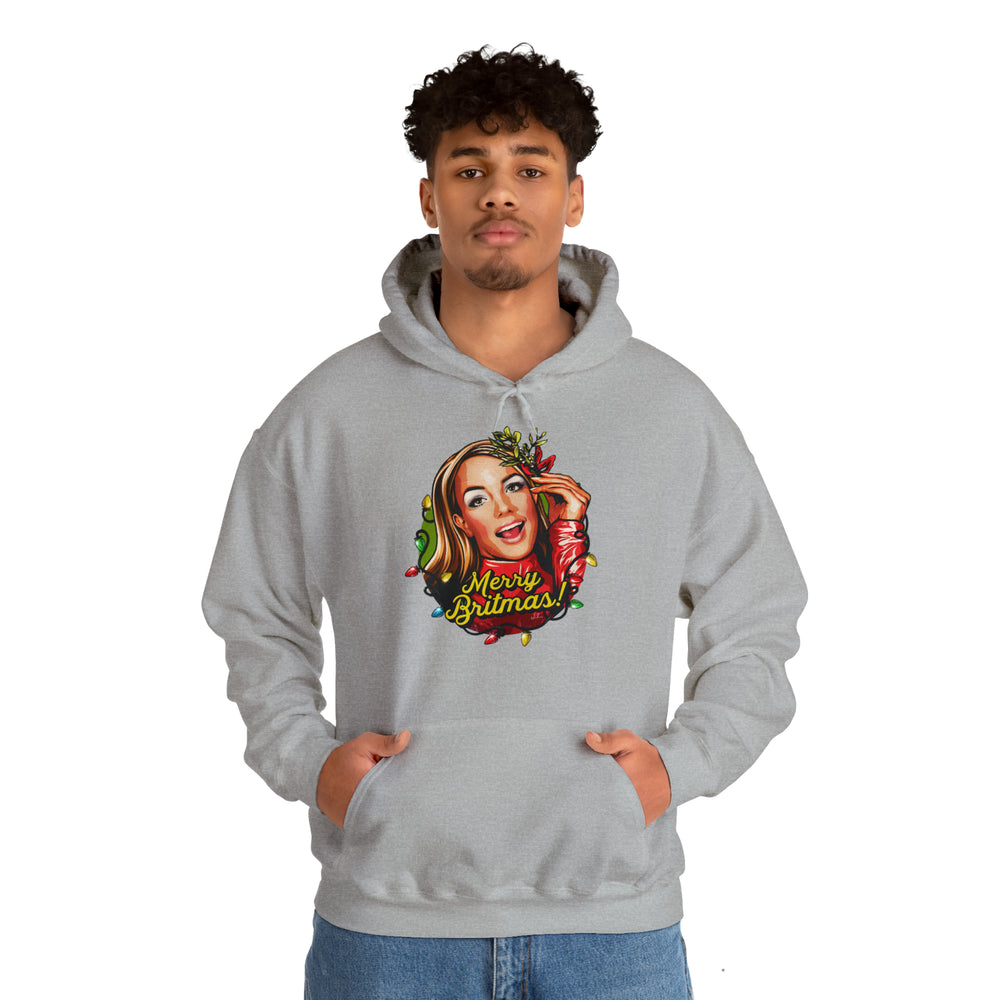 Merry Britmas! [Australian-Printed] - Unisex Heavy Blend™ Hooded Sweatshirt