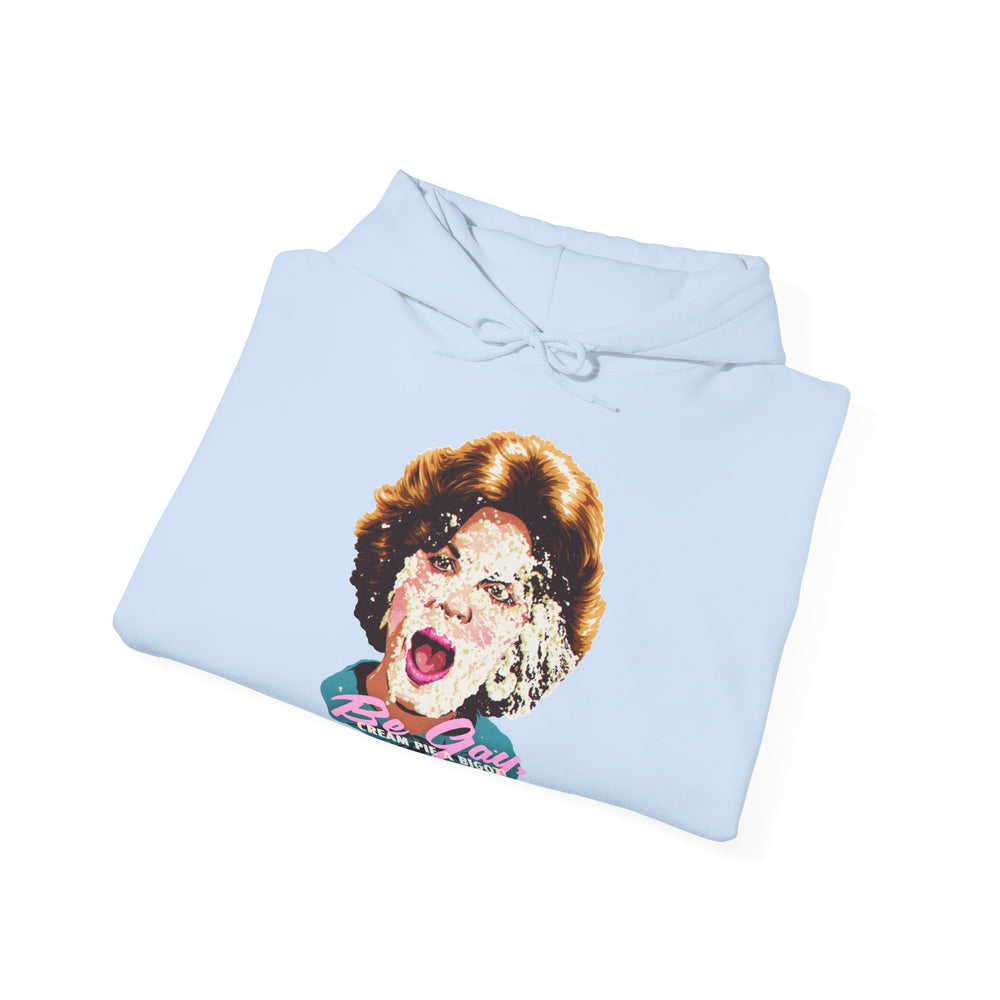Be Gay, Cream Pie A Bigot! [Australian-Printed] - Unisex Heavy Blend™ Hooded Sweatshirt